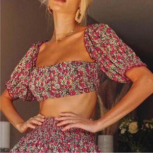 Floral Crop Top